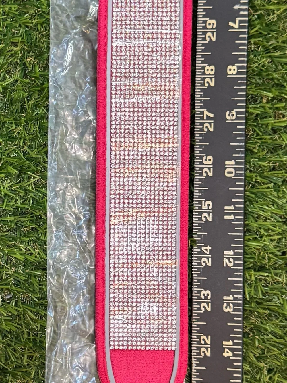 Pink Rhinestone Crystal Dog Collar